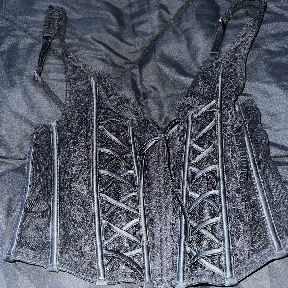 Victoria's Secret Black Lace Top
